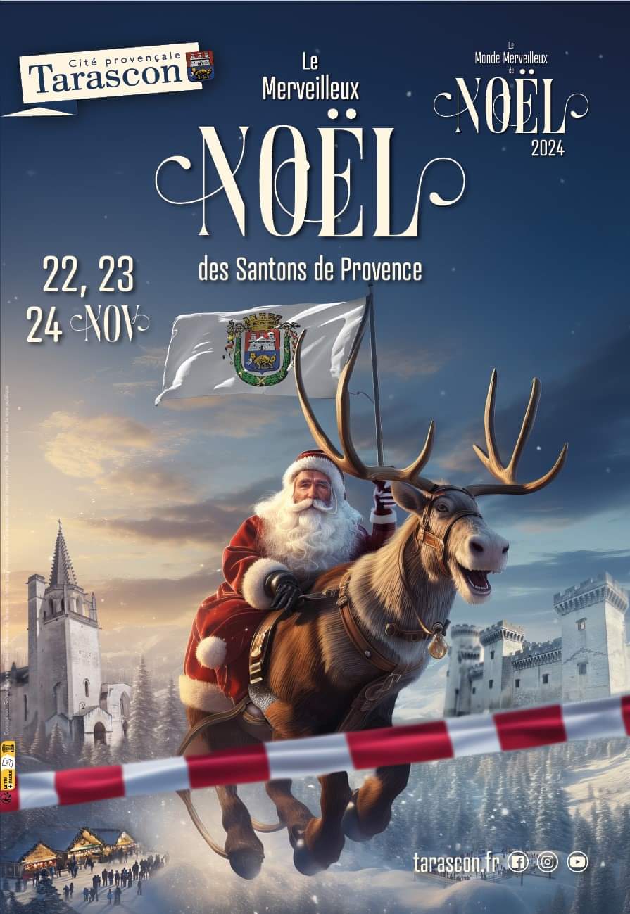 Marché de Noël de Tarascon les 23 et 24 novembre 2024