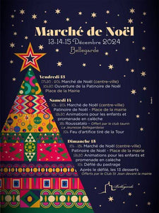 Marché de Noël de Bellegarde 2024 du vendredi 13 au dimanche 15 décembre