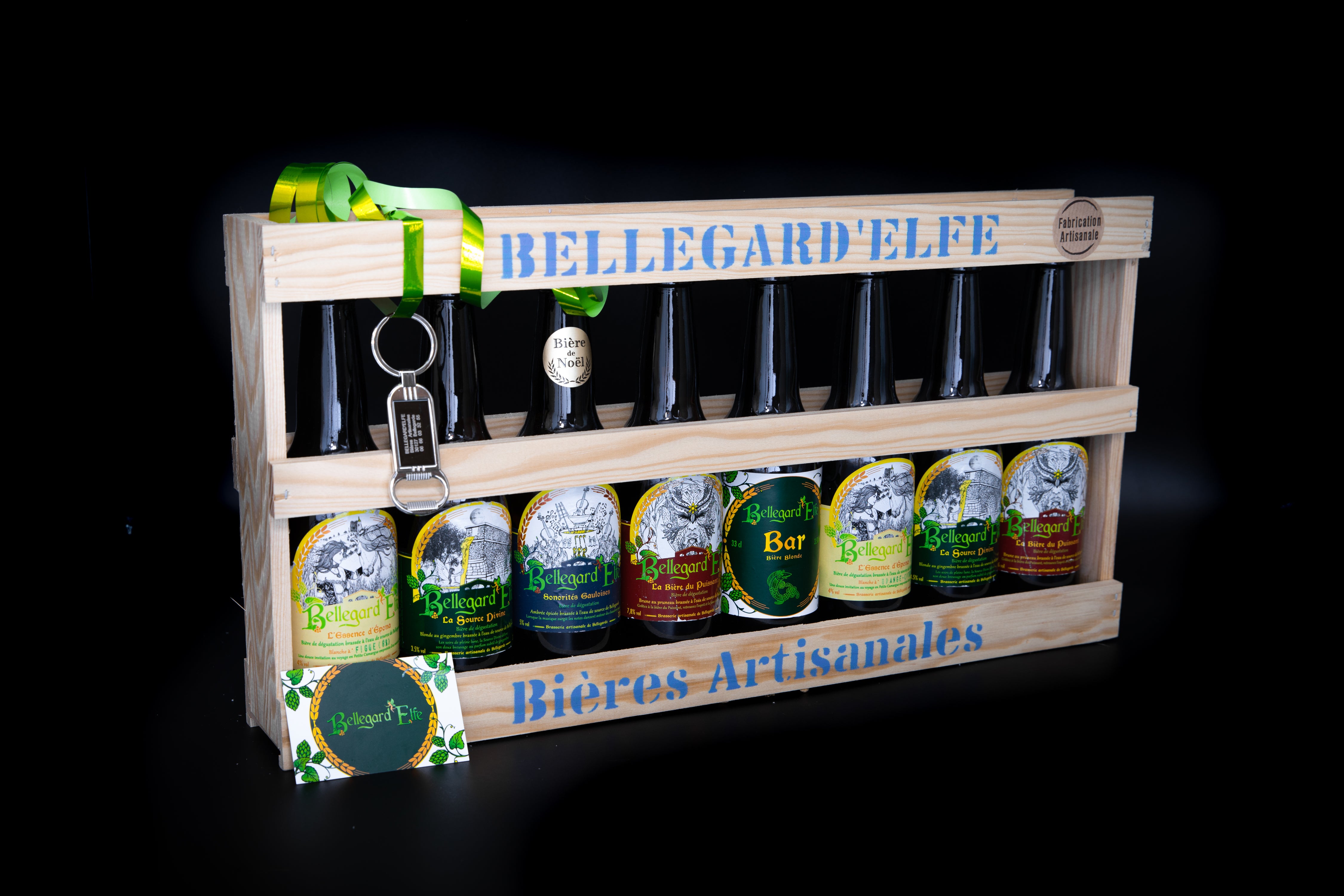Demi-mètre de bières artisanales - Bellegard'Elfe
